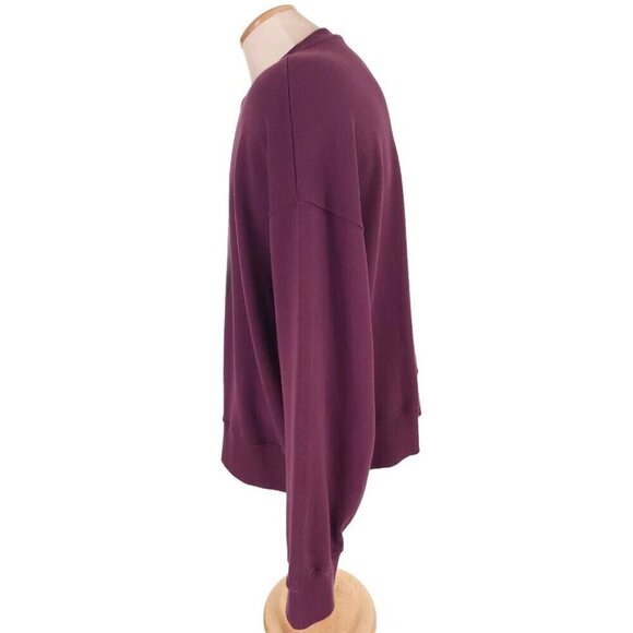 Palm Angels Teddy Bear Print Sweatshirt L Mens Plum - Picture 3 of 16